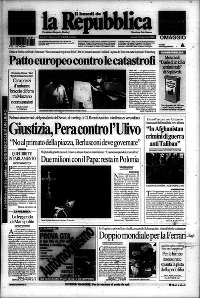 Il lunedì de La repubblica